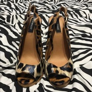 💥BRAND NEW💥 Sophia & Lee Cheetah Slingback Pumps